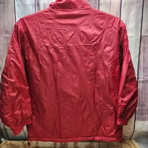 Vintage Southpole Jacket Men XL Red Gray Fleece Reversible Puffer Jacket 54x29 - Picture 6 of 11
